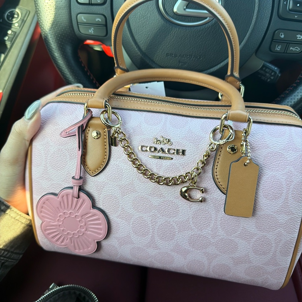 Coach Medium Rowan (Pink Powder)